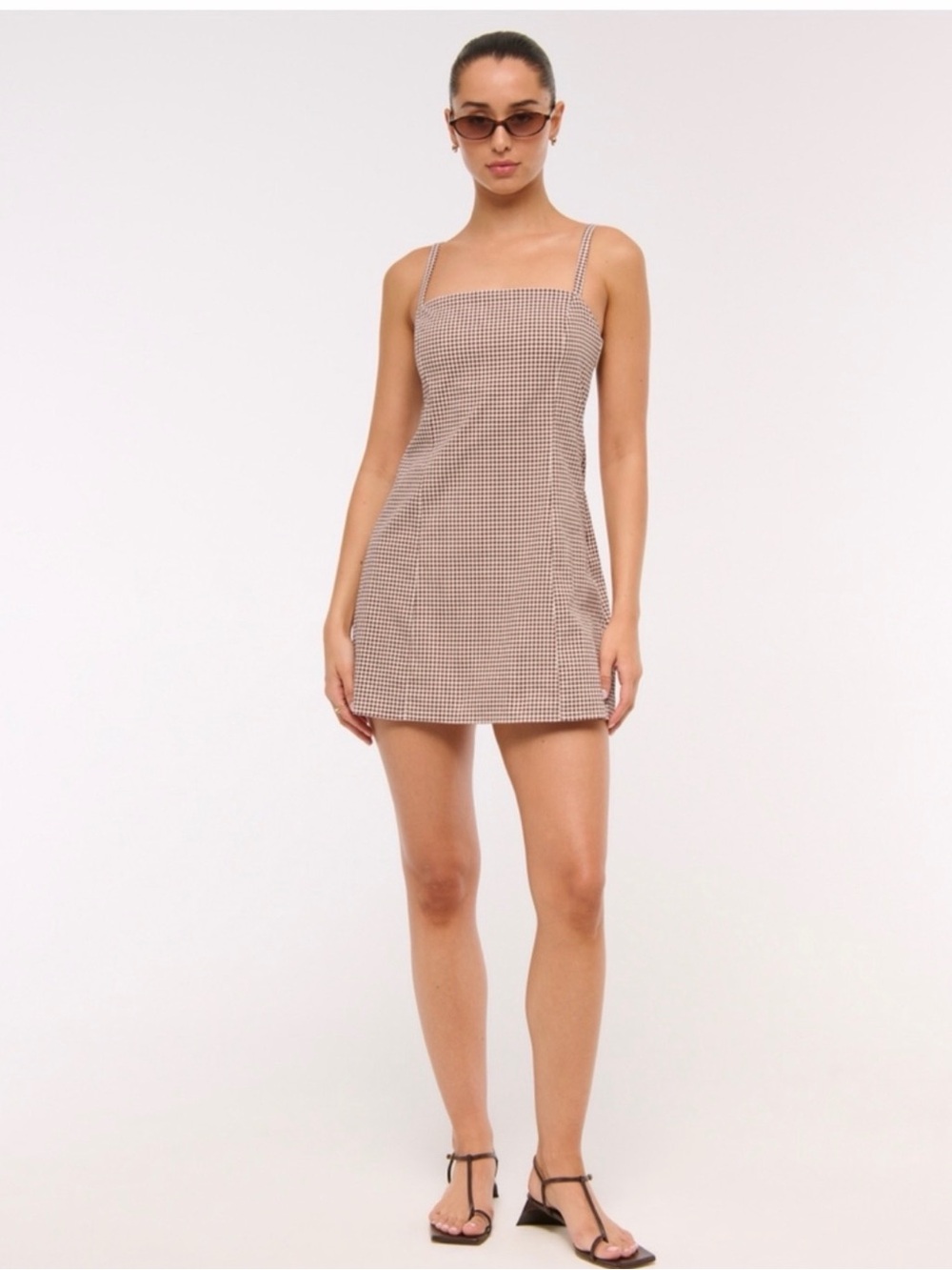 Abercrombie Gingham Mini Dress - Bra Free